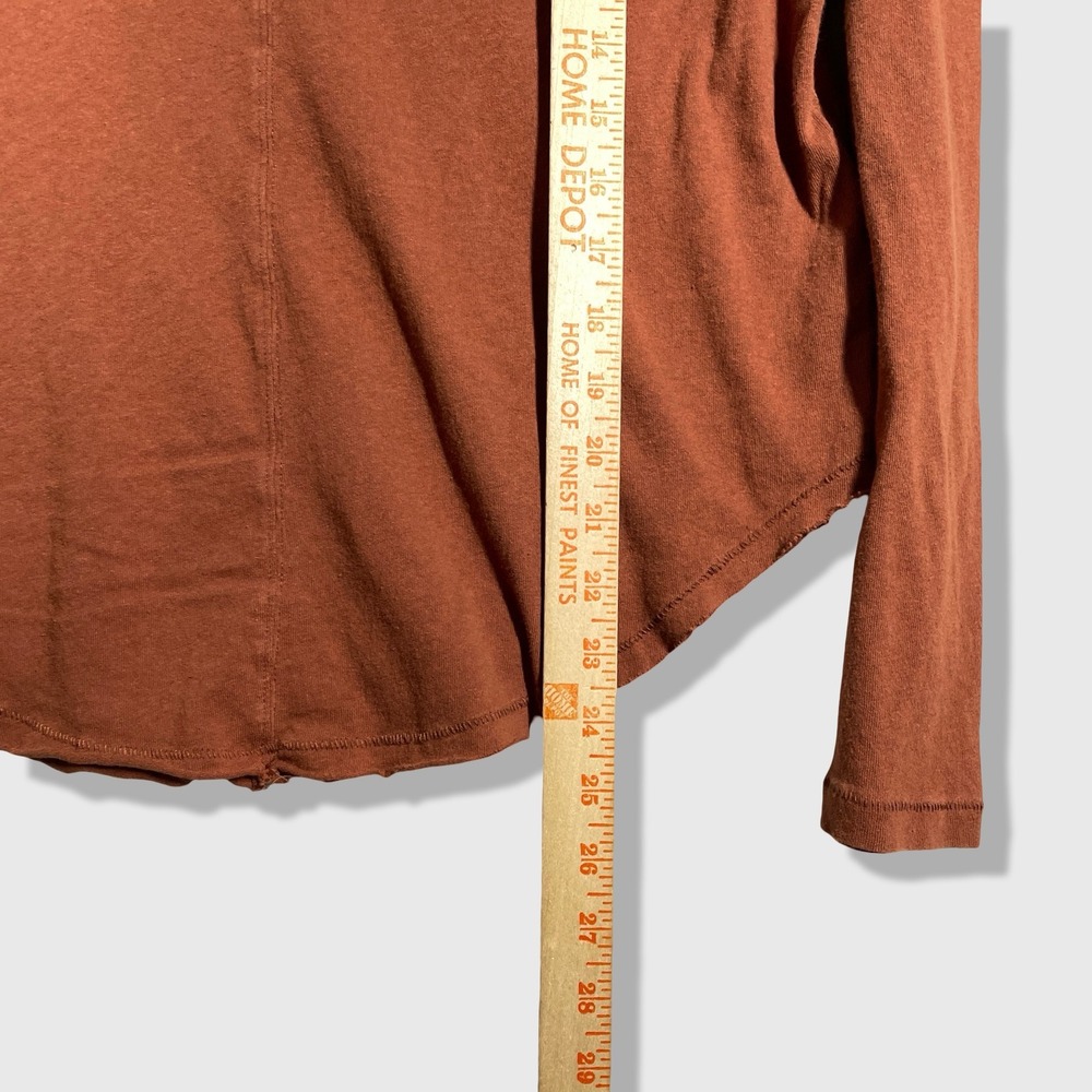 We The Free Graphic Tee Womens Medium Rust Brown Western Boho Nova Saloon - Picture 7 of 8